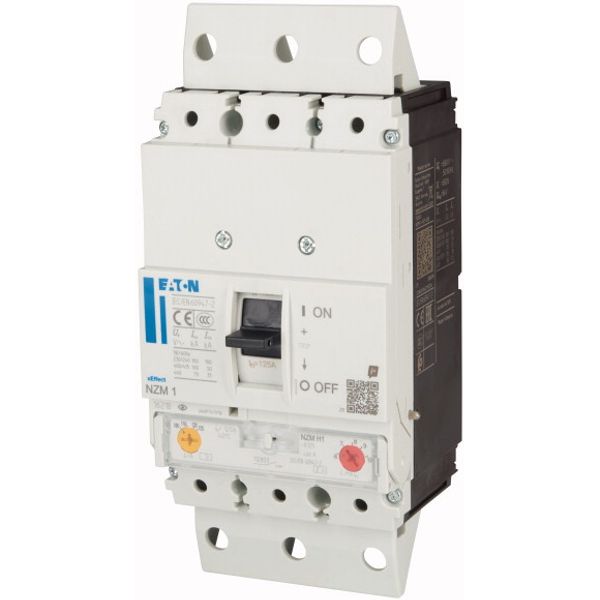 NZMH1-A125-SVE Circuit-breaker, 3p, 125A, plug-in module image 3