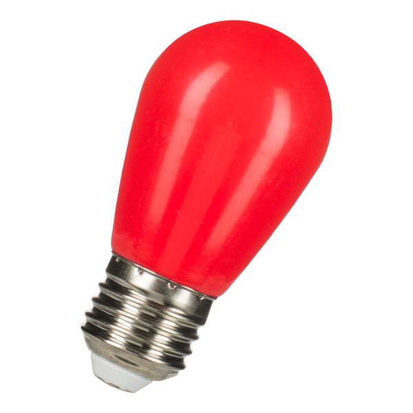 LED ST45 E27 240V 1W Red image 1