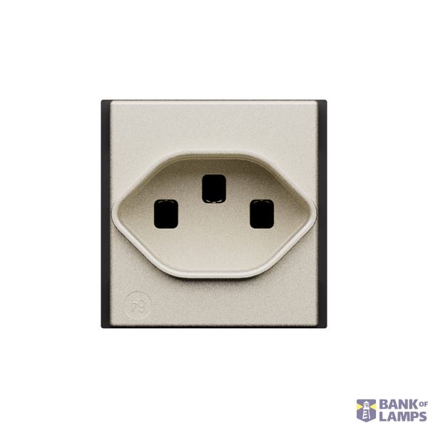 L.NOW - CH SOCKET T23  16A 2M CHAMPAGNE image 2