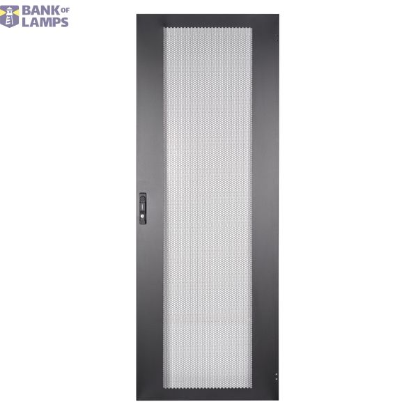 Metal door perforated 80% for S-RACK 47U, W=800, RAL9005 image 1