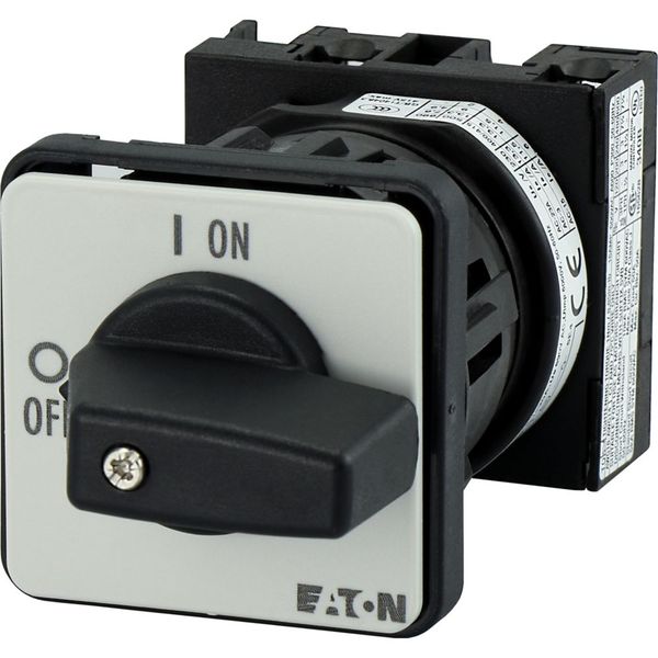 T0-1-8200/EZ On-Off switch, 1 pole, 20 A, 90 °, center mounting image 20