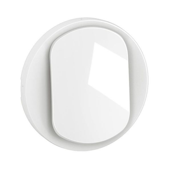 Illuminated Switch or Swing Trim Céliane - White image 1