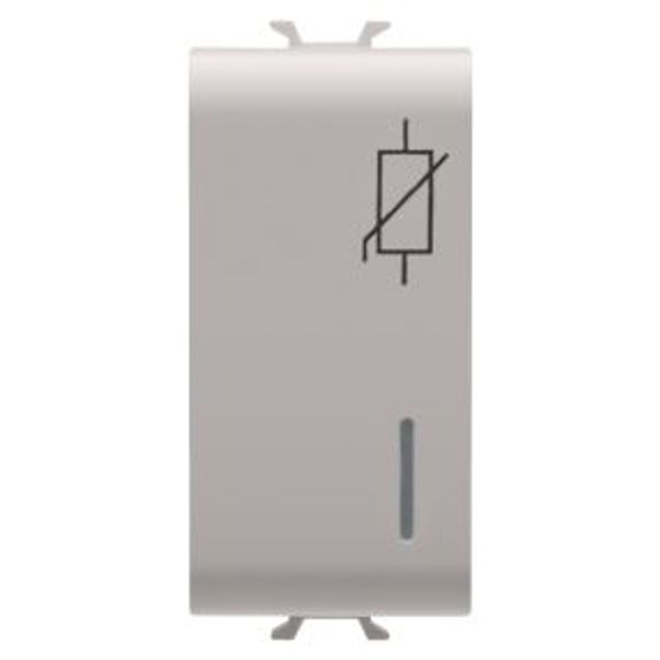 SURGE PROTECTION DEVICE - 275V ac 50/60Hz - 1 MODULE - NATURAL SATIN BEIGE - CHORUSMART image 1