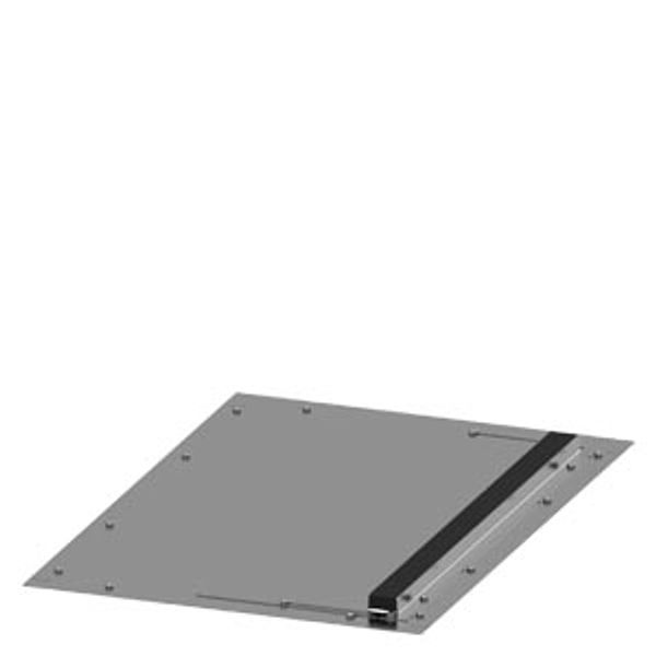 Roof plate IP40 with cable entry W: 850 mm D: 600 mm image 1
