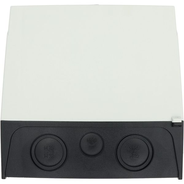 P3-100/I5 On-Off switch, P3, 100 A, surface mounting, 3 pole, with black thumb grip and front plate image 14