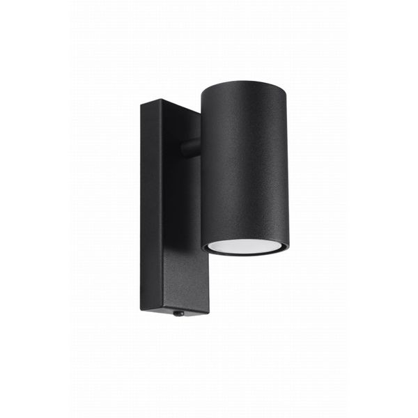 UTTI WALL LAMP BLACK GU10 1X40W IP20 image 1