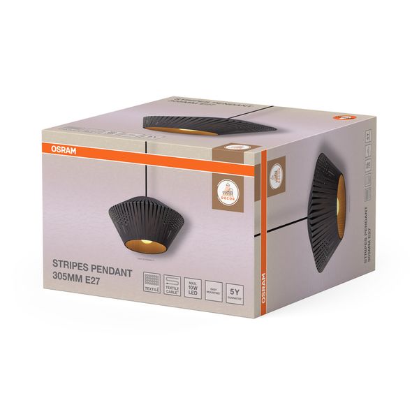 DECOR STRIPES PENDANT 305 1XE27 DG OSRAM image 2