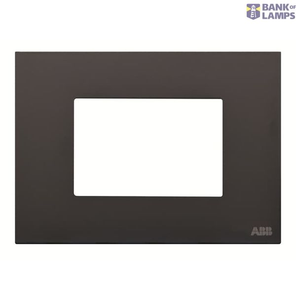 N2373.1 NT Frame - 1-gang / 3-modules - Metal - Touch Black image 1
