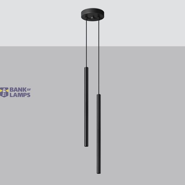 HANGING LAMP PASTELO 2 BLACK G9 2X8W IP20 image 7
