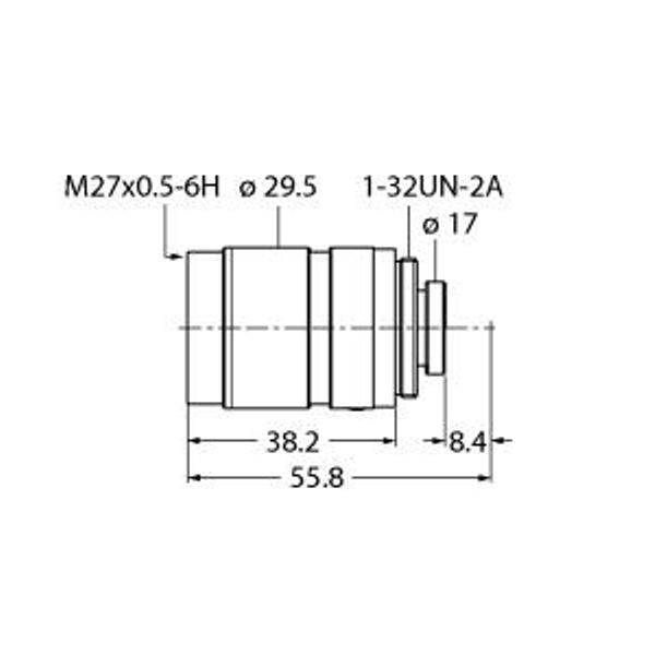 Image Processing C-mount Lens   LCF08LEVMP image 1