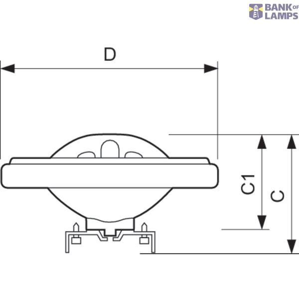 Alu111 50W 4000h G53 12V 24D 1CT/6 image 3