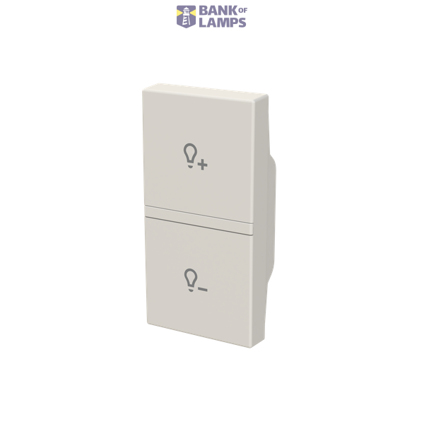 Rocker cover dimmer symbol - 1M - Dune image 2