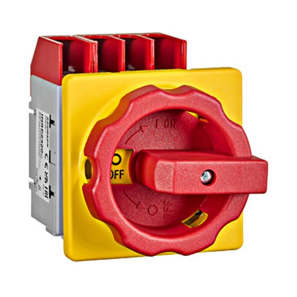 Emergency-Stop Main Switch 4-pole 4 hole mounting 20A image 1