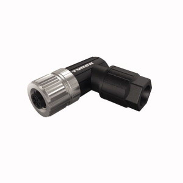 Field-Wireable Connector Female Connector M12 × 1, Angled   FW-EWKPM0426-SA-P-0408 image 2