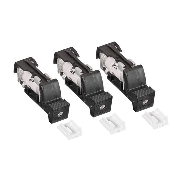 Fuse Plug for TYTAN, 3 x 50A, D02, complete, 24-60VDC image 1