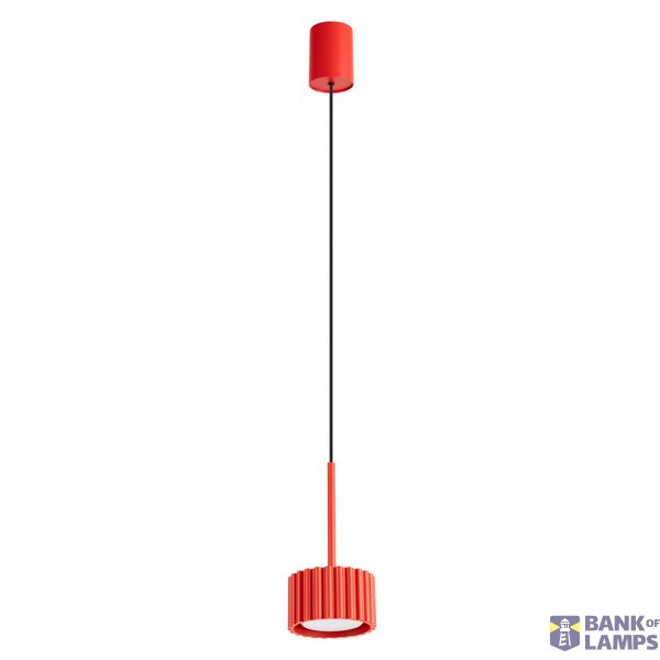Pendant lamp AURA 1 red Gx53 image 2