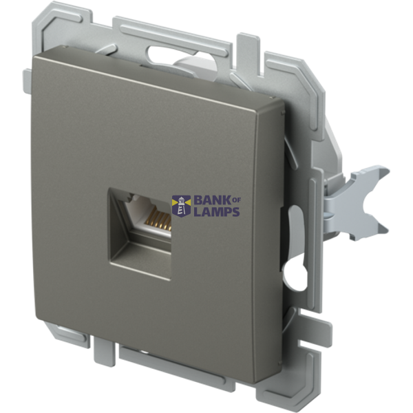 SOCKET CAT6S KS DOUBLE 2x RJ45 8/8 SLIM TI XO 4417001 image 3