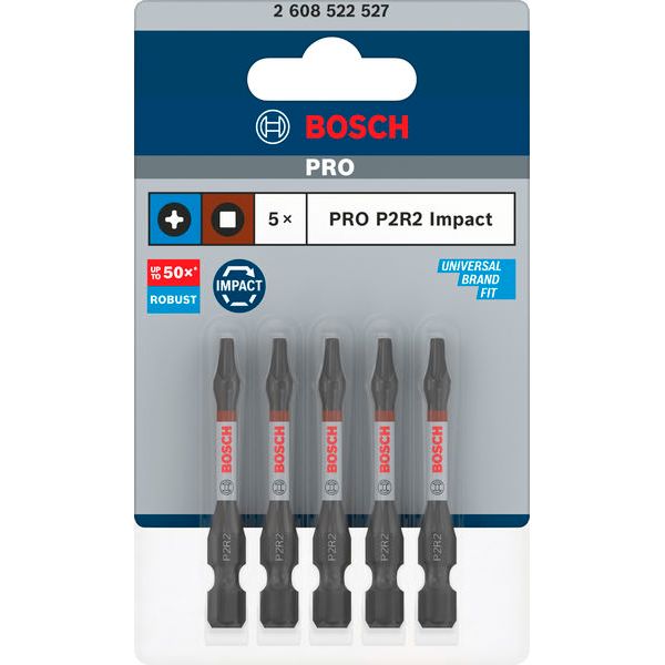 PRO P2R2 Impact Bit, 55 mm, 5 pcs image 2