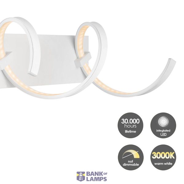 Wall Lamp Twist White 12W image 3