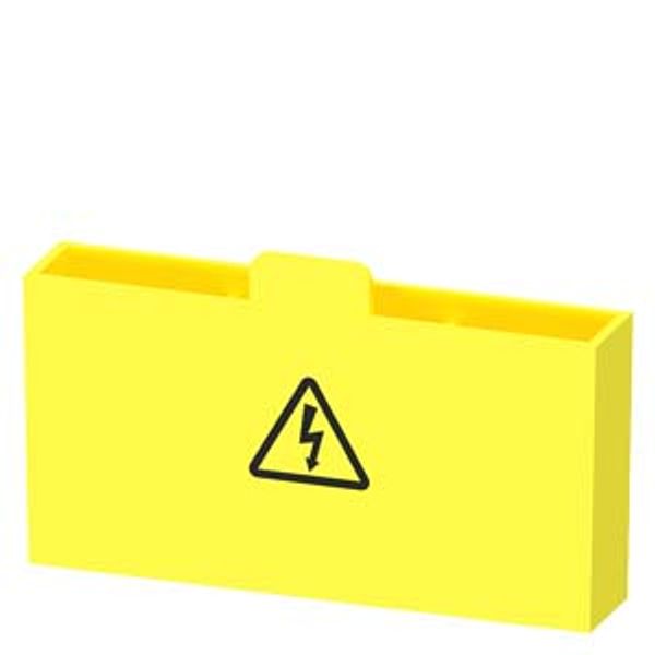 Cover cap for connection tags, 3-phase busbar, S2 image 1