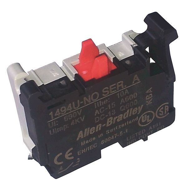 1494U  10A N.O. Auxiliary Contact image 1