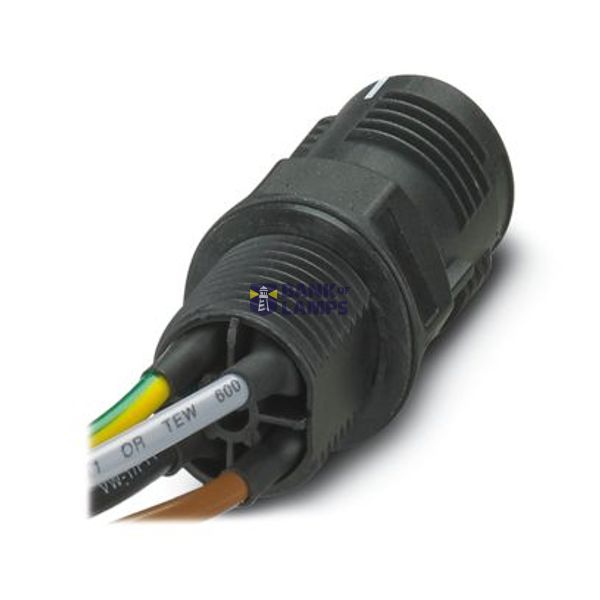 QPD W3PE2,5 M25 0,25 BK B-S - Panel feed-through image 1