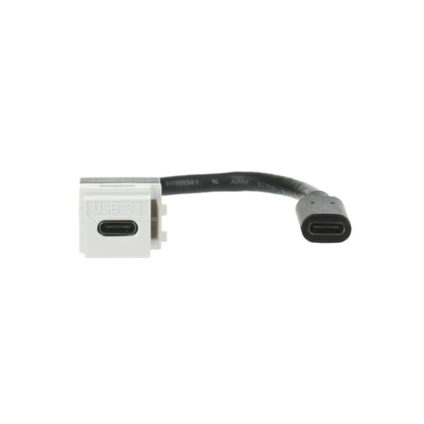 0229/12 Keystone coupler USB with pigtail image 1