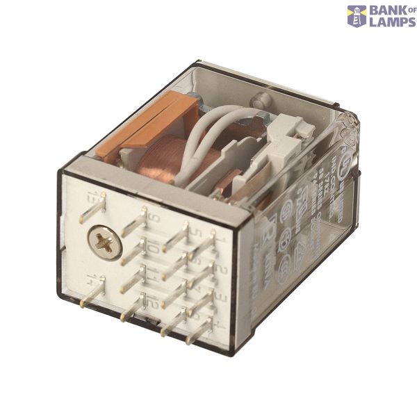 Relay for printed circuit 4CO 7A/230VAC/Agni+Au/wash tight (55.14.8.230.5001) image 2