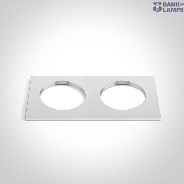 WHITE DECORATIVE BASE SQUARE DOUBLE FOR 10105H / 10112HA image 1