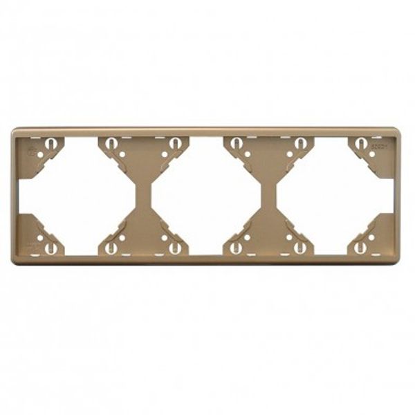 TRIPLE HORIZONTAL FRAME CHAMPAGNE image 1