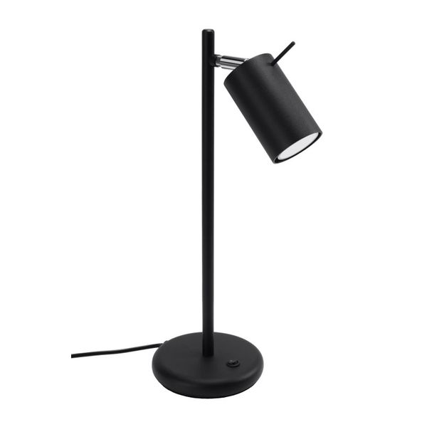 RING DESK LAMP BLACK GU10 1X40W IP20 image 1
