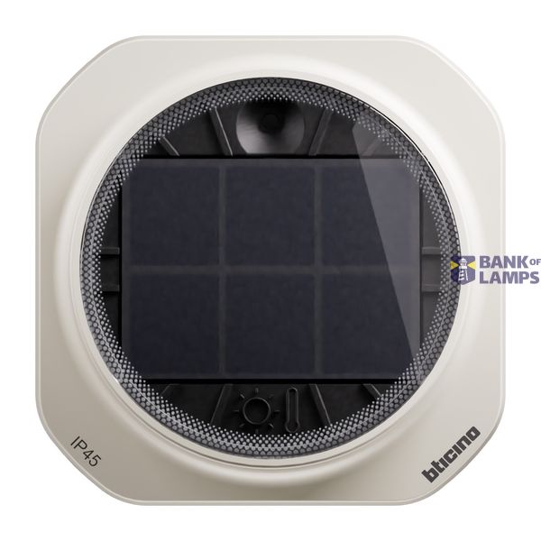 OUTDOOR SENSOR T/LUX SOLAR PANEL SAND image 1