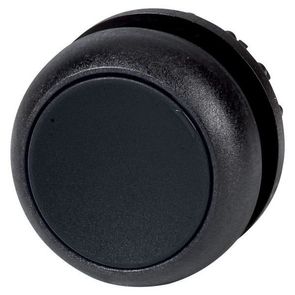 M22S-DR-S Pushbutton, RMQ-Titan, Flat, maintained, black, Blank, Bezel: black image 5