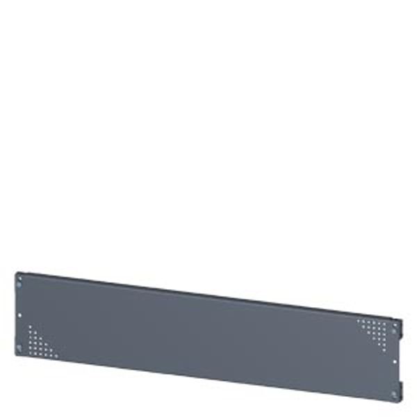SIVACON, mounting plate, mounting with bracket, perforated, H: 200 mm, W: 1000 mm, zinc-plated The image 1