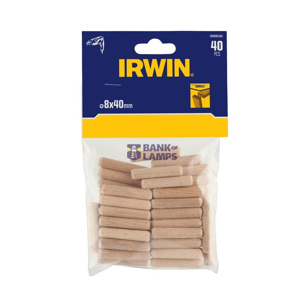 Wooden Dowels, 8x40mm, x40 image 2