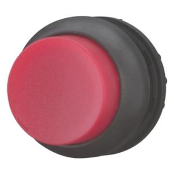 M22S-DRLH-R Illuminated pushbutton actuator, RMQ-Titan, Extended, maintained, red, Blank, Bezel: black image 2
