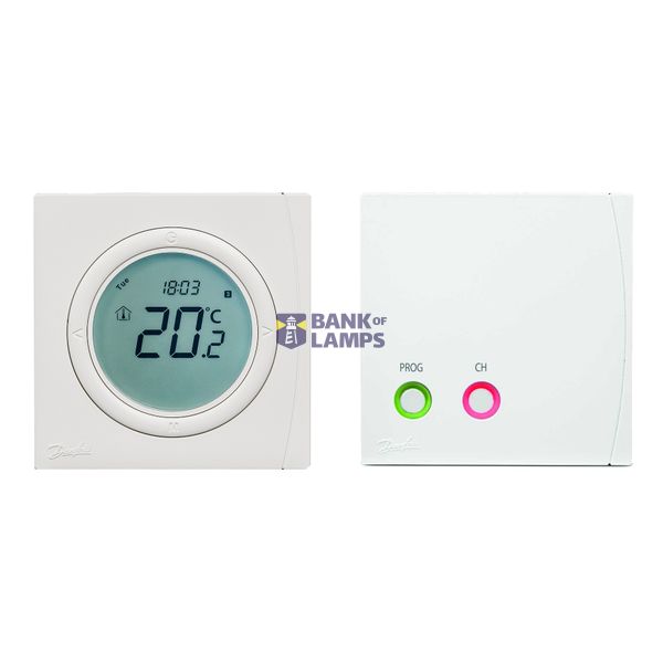 Set TP5001RF wireless programmable room thermostat + RX1-S receiver image 1