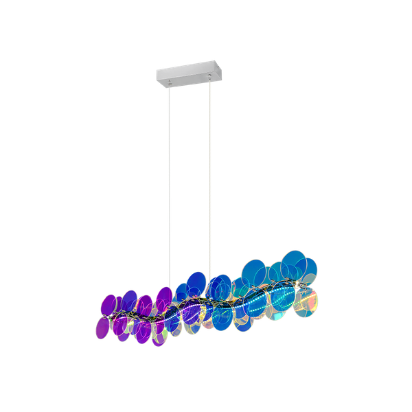 Pulse LED pendant chrome image 1