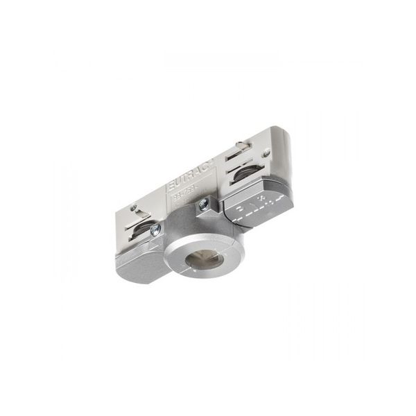 EUTRAC pendant adapter for 3-circuit tracks silver grey 230V image 1