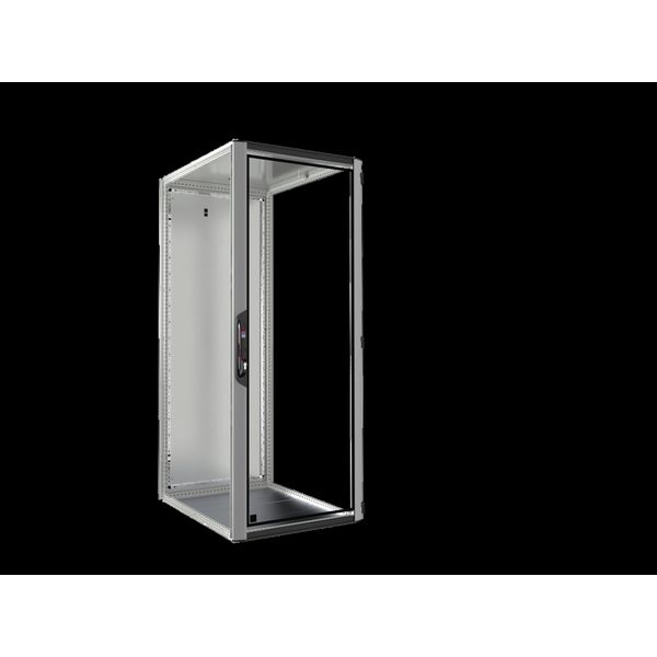 VX IT, solid, IP55, empty enclosure, RAL7035, WHD 800x2000x100mm, 42U image 2