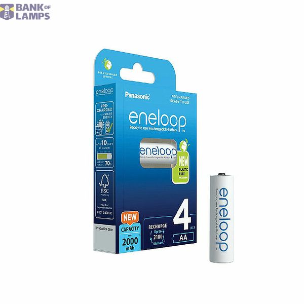 Eneloop BK-3MCDE AA 2000mAh BL4 image 1