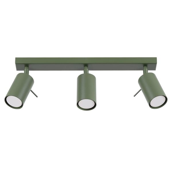 RING CEILING LAMP 3L OLIVE GREEN 3XGU10 image 1