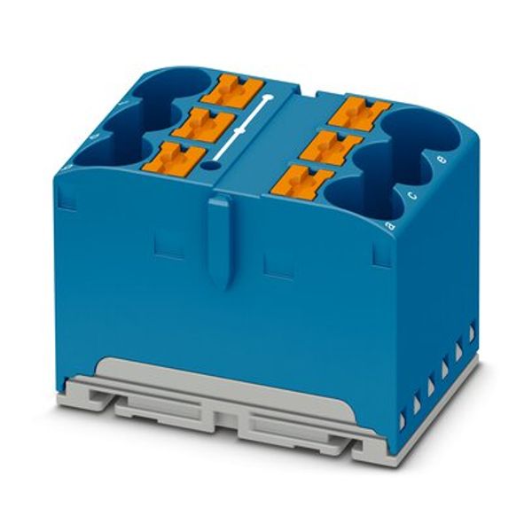 PTFIX 6X10/S-G BU - Distribution block image 1
