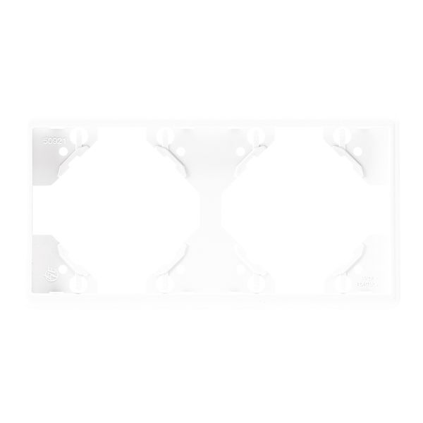 DOUBLE HORIZONTAL FRAME WHITE image 2