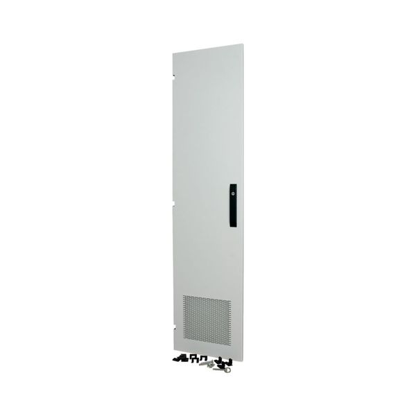 XLSD3L146 Section door, ventilated IP31, hinges left, HxW = 1400 x 600mm, grey image 6