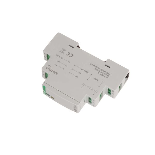 Four-channel operating time counter with MODBUS RTU output. Low-voltage counting outputs. MAX-MB-LG-4LO image 3