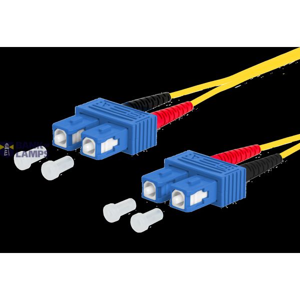 OpDAT patch cord SC-D/SC-D OS2, 12.0 m image 2