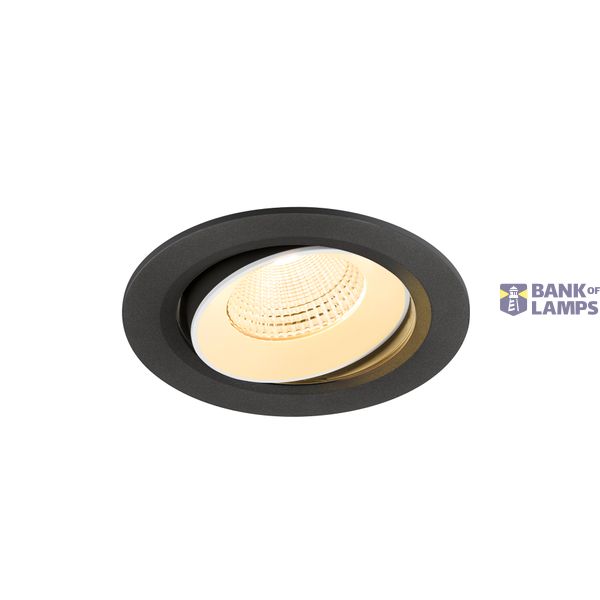 NUMINOS© MOVE L, recessed CL 3000K, 55ø, IP20, round bl/wh image 1