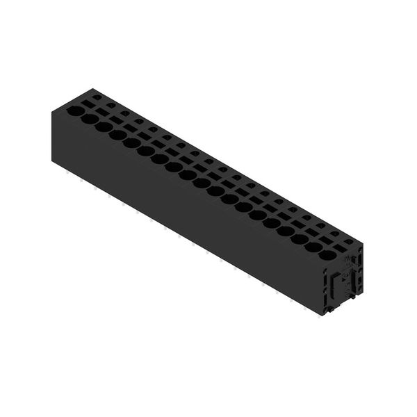 Printed circuit board terminals, 5.00 mm, Number of poles: 19, 180°, Solder pin length (l): 3.5 mm, tinned, black, PUSH IN without actuator, Clamping range, max. : 2.5 mm², Box image 2