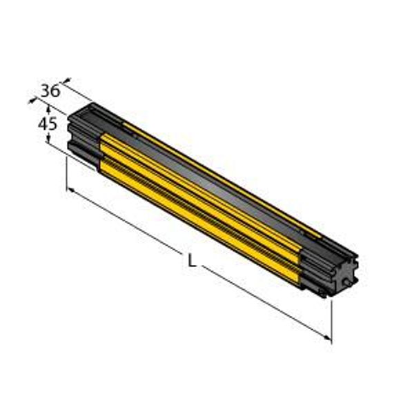 Safety Light Curtain Emitter/Receiver Pair   SLLP14-1260 image 2